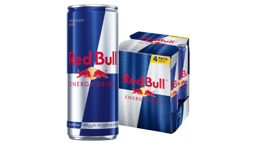 Red Bull Энергетический Напиток Energy Drink (4 can)