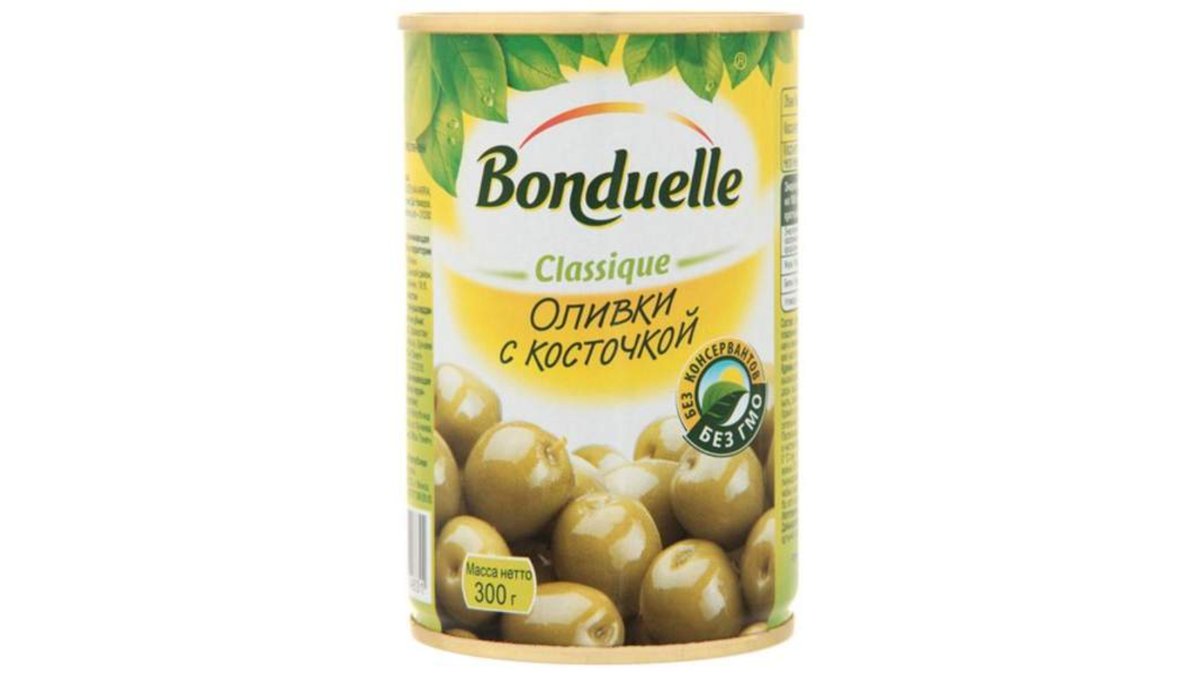 Bonduel Olives green skin (314 ml)