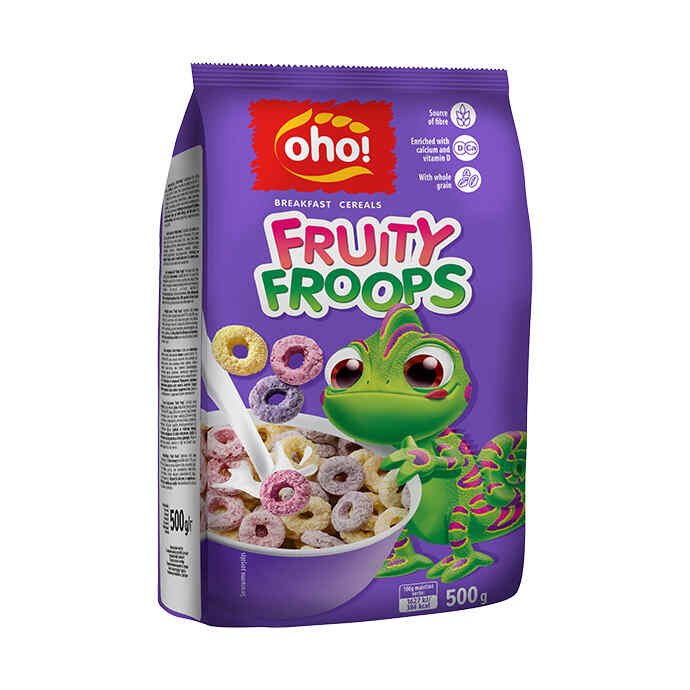 Burbushella Breakfast Cereal Mix with fruit fragments (500 g)