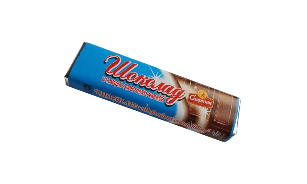 სპარტაკ Chocolate პომადისებური ნაღების შიგთავსით