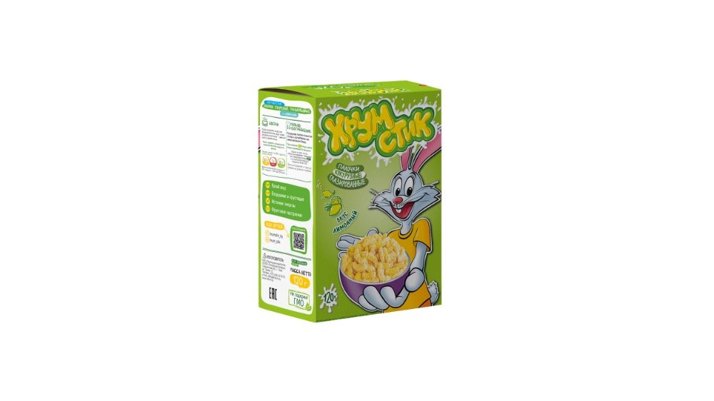 ხრუმსტიკ попкорн lemon (120 g)