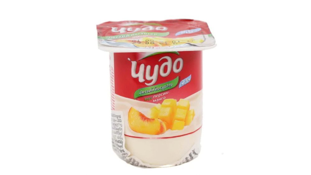 Chudo Milk Dessert peach-mango (115 g)