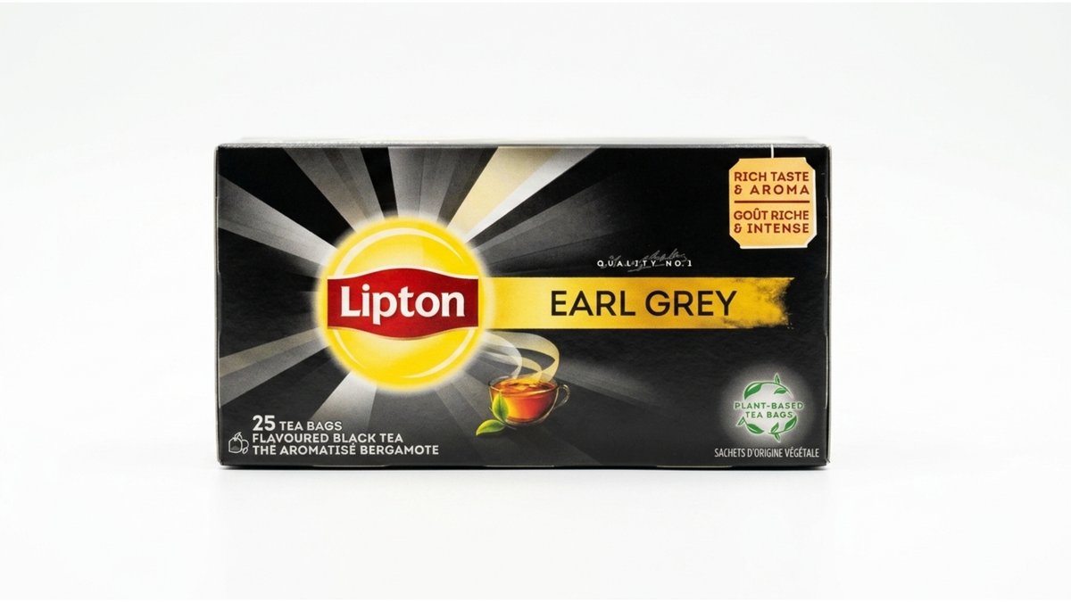 ლიპტონი Tea Black Earl Grey (25 pcs)