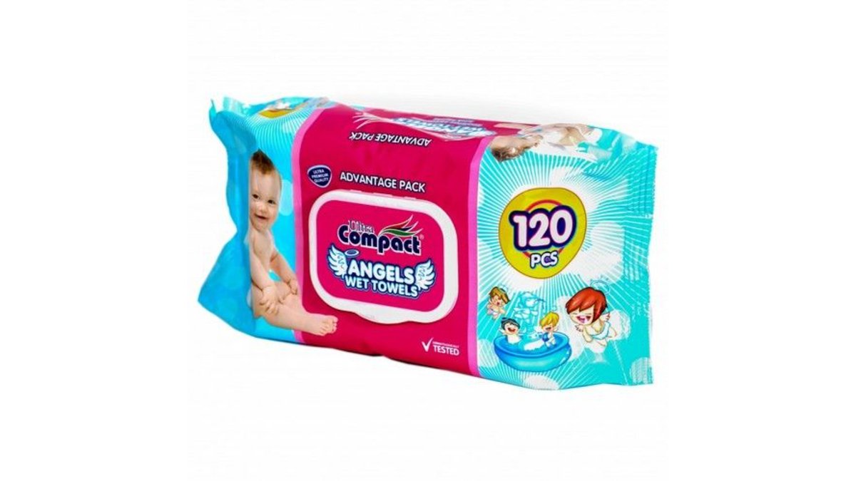 Angel's Diaper Children Wet Wipes baby (120 pcs)