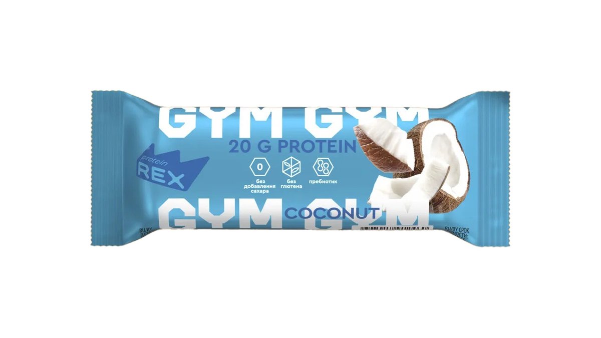 Mr. Protein პროტეინის ბარათი GYM-GYM Coconut (60 g)
