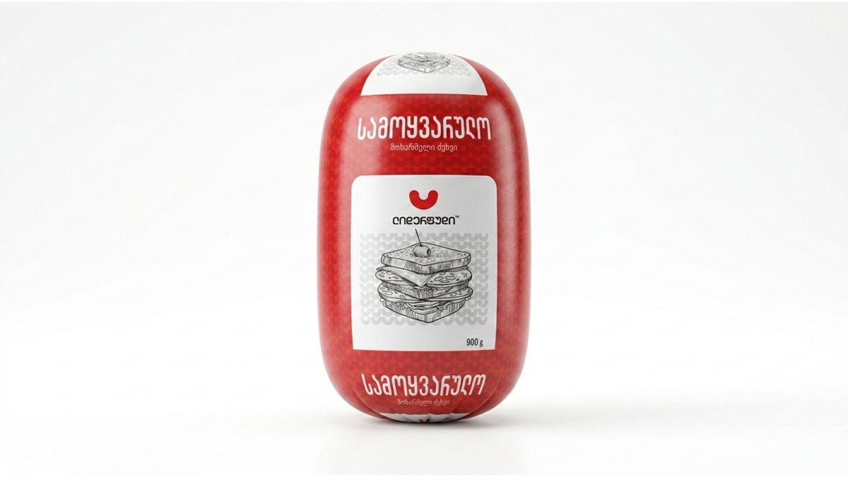 ლიდერფუდი cooked sausage (0.9 გრ)