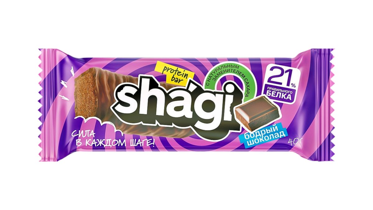 Shagi პროტეინის ბარა  თი chocolate flavor (40 g)