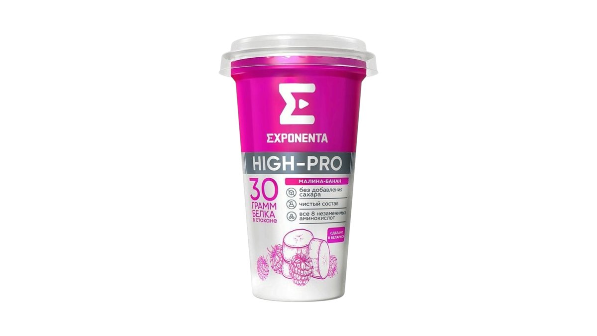 EXPONENTA Энергетический Напиток Raspberry-Banana (250 g)