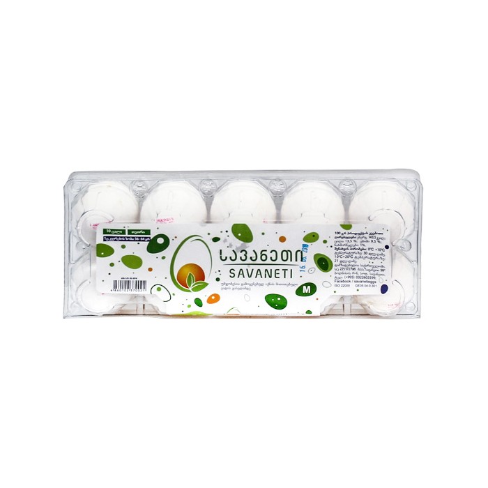 სავანეთი eggs 1 კატ. (10 pcs)