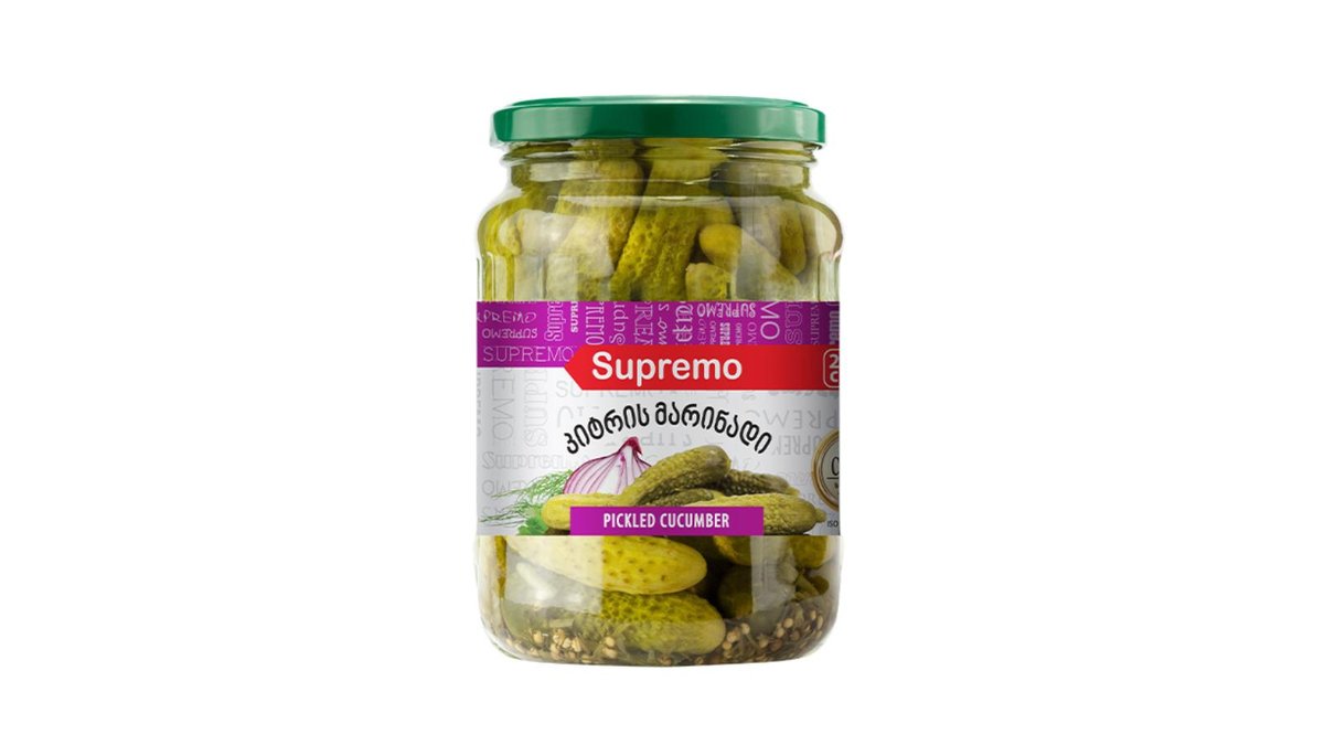 supremo Садовые Огурцы (370 ml)