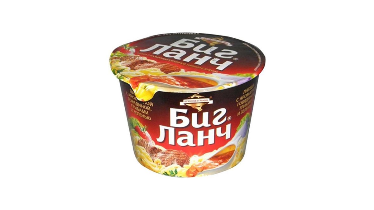 Noodles with Beef and Mushrooms (90 g)