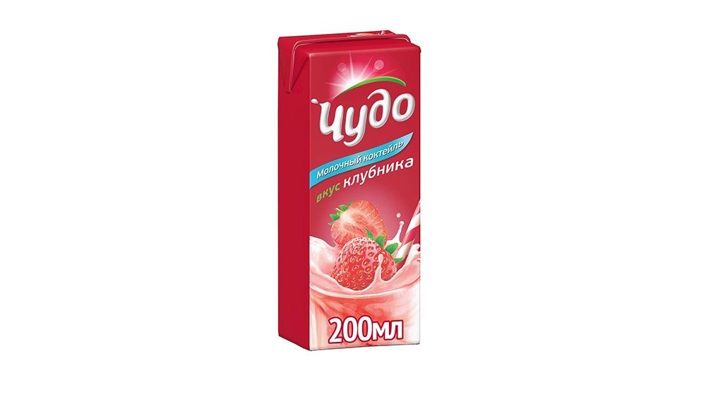 ჩუდო молочный коктейль Strawberry (200 gr)
