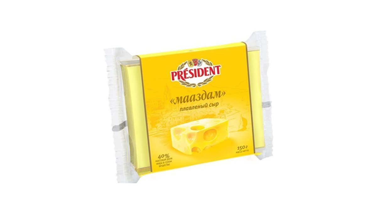 President პროცესული ყველი Maasdam slices (150 gr)