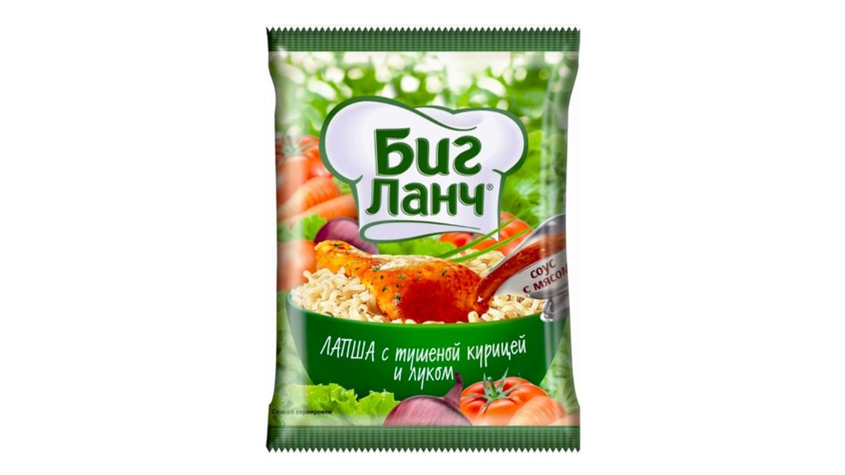 Noodles with Beef and Mushrooms (75 g)