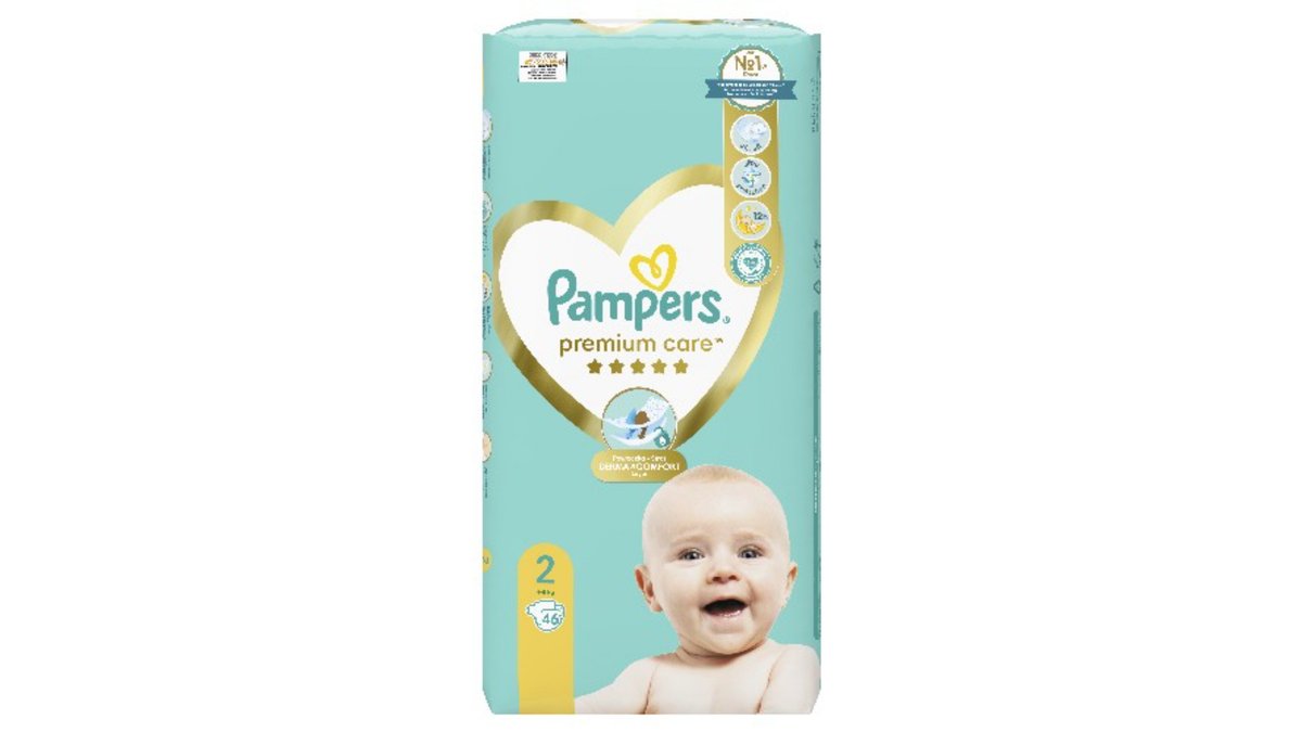 Pampers პამპერსები პრემიუმი 2 ზომა (46 pcs)