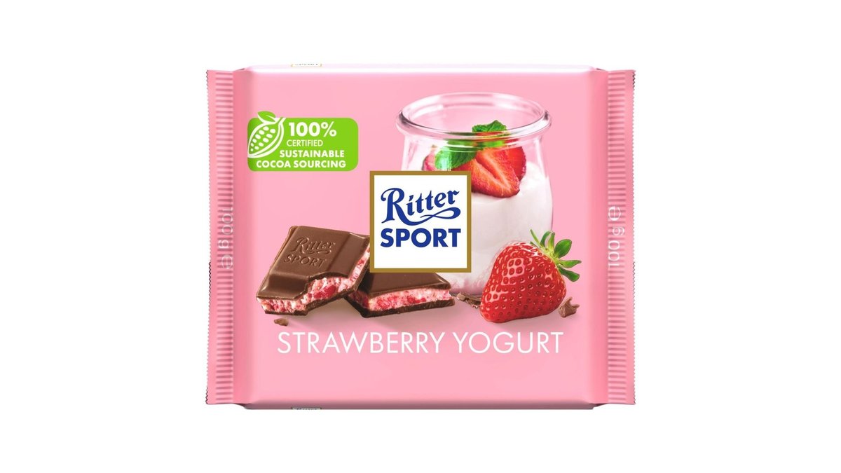 Ritter Sport Candy Strawberry Yogurt (100 g)