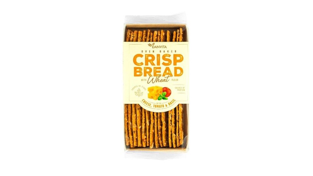 Danvita Crispy Bread with cheese, tomato and basil (130 g)