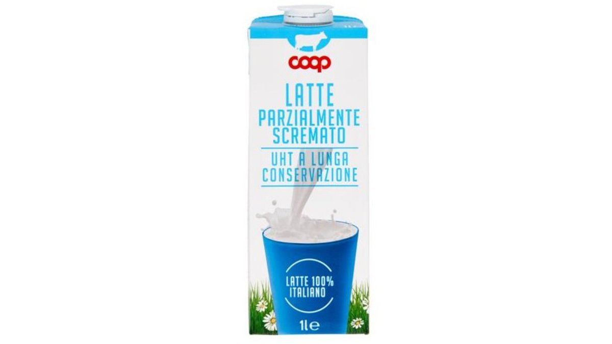 COOP молоко semi-skimmed