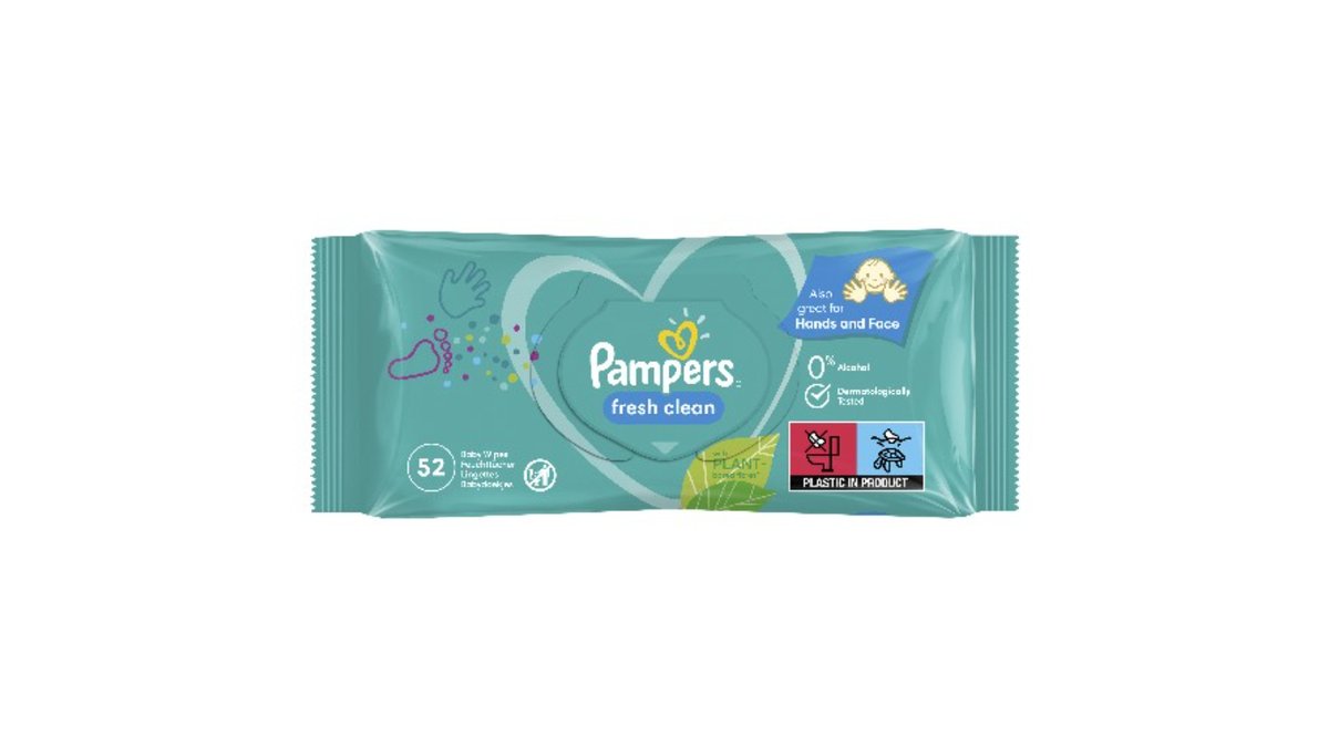 Pampers Children Wet Wipes (52 pcs)