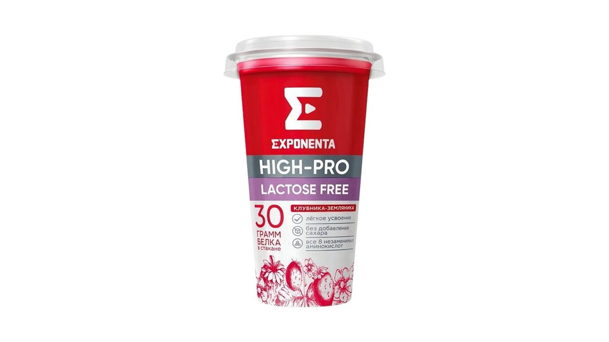 EXPONENTA Fasting Drink lactose-free strawberry-honey (250 g)