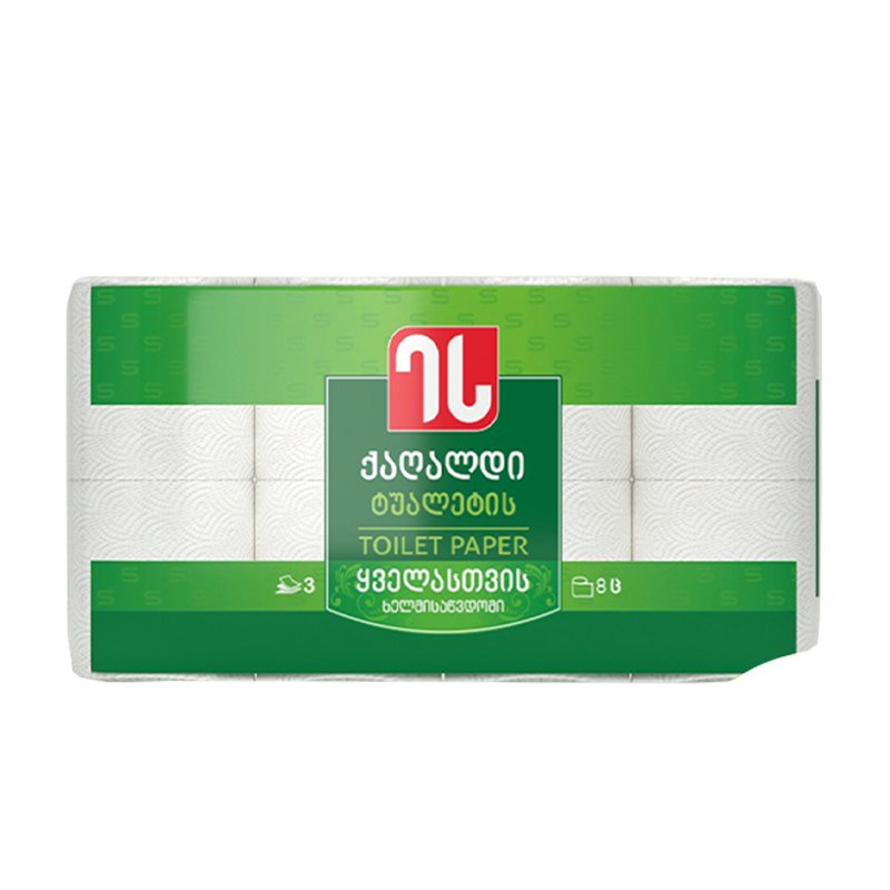 Toilet Paper 3 sheets (8 pcs)