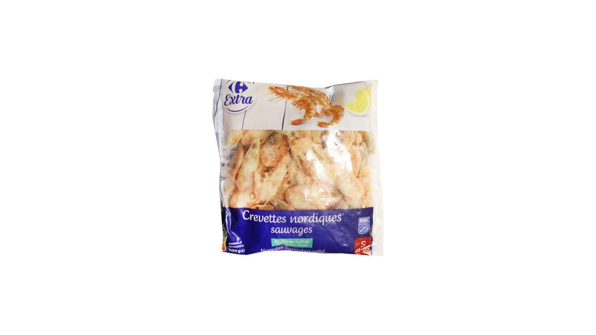 CRF Boiled Shrimps მოხარშული ჩრდილოეთის კრევეტები (500 г)