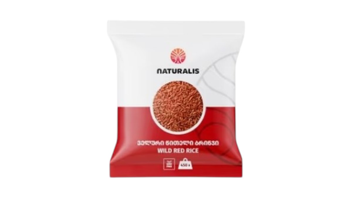 Naturalis წითელი ბრინჯი red rice (450 g)