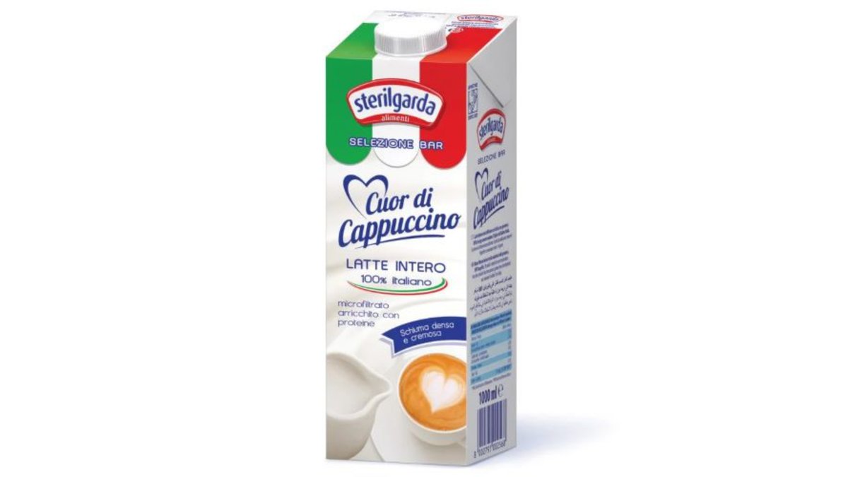 STERILGARDA Milk Ultra-pasteurized high percentage for cappuccino