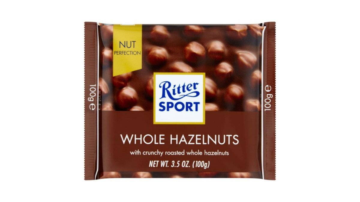 Ritter Sport Chocolate Milk Chocolate with Nuts