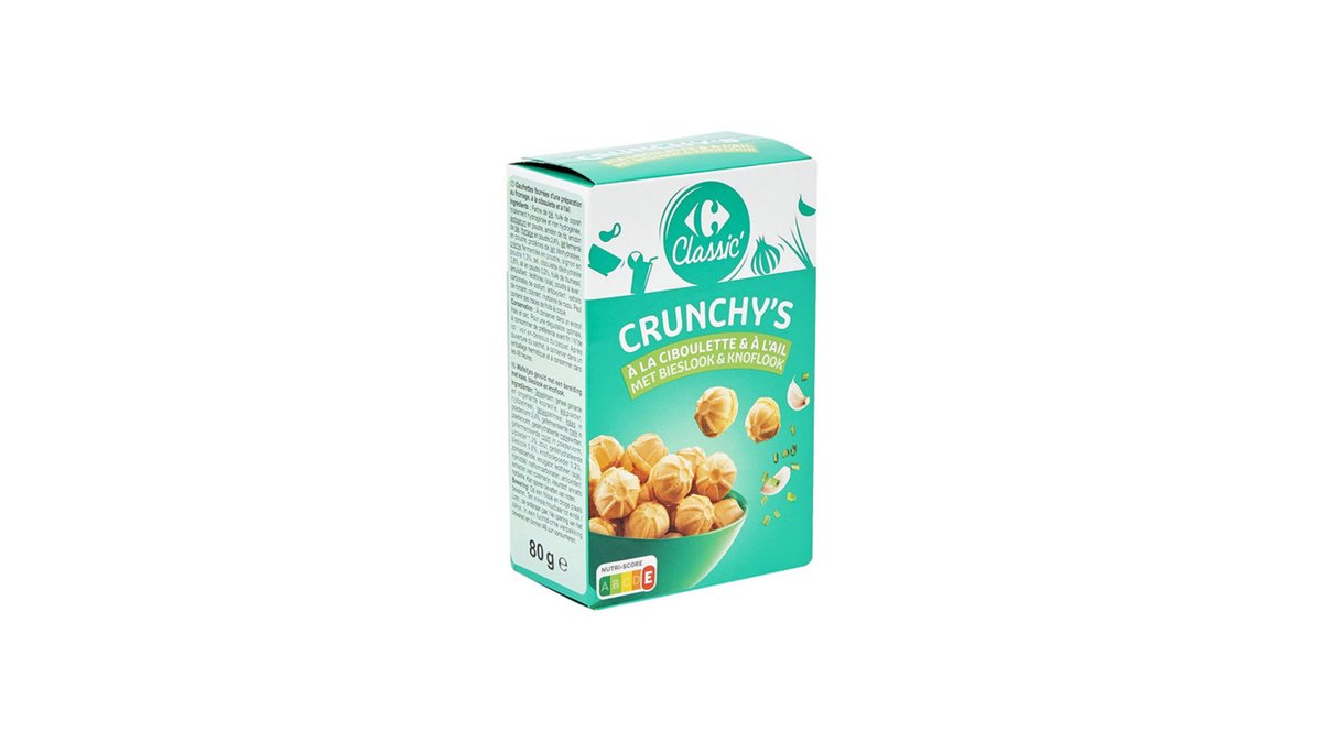 CRF კრეკერები with garlic and onion (80 g)