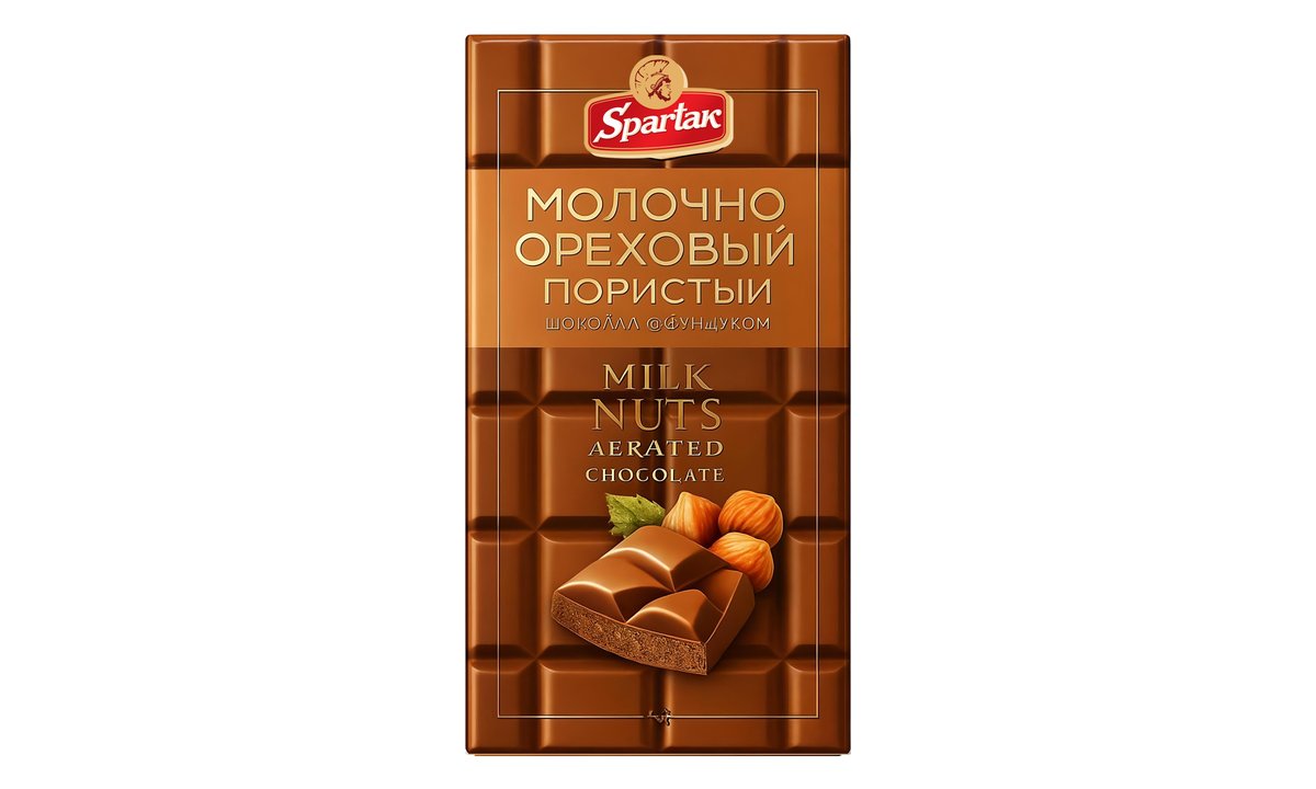 Spartak Chocolate Milky with nuts