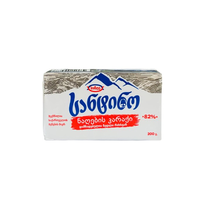 სანტინო butter ნაღების 82% (400 გ)