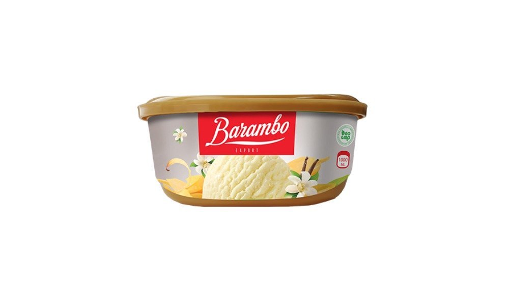 Barambo Export Ice Cream Vanilla (1000 ml)