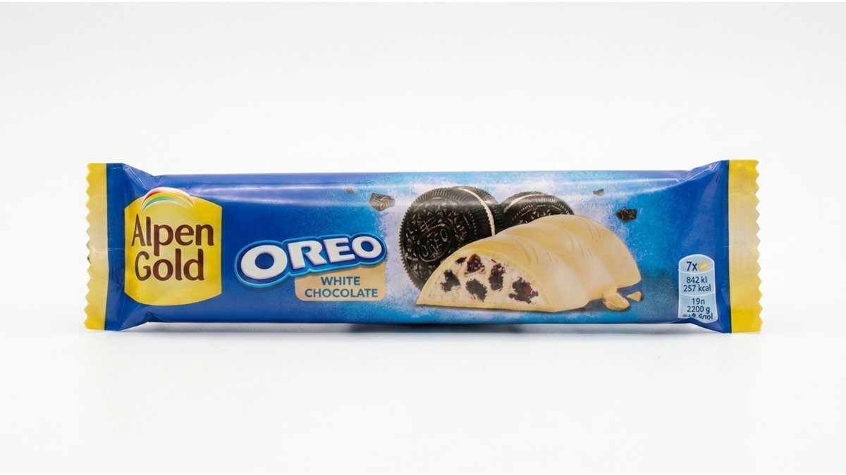 ალპენ გოლდი Chocolate Oreo Chocolate with white chocolate (37 გრ)