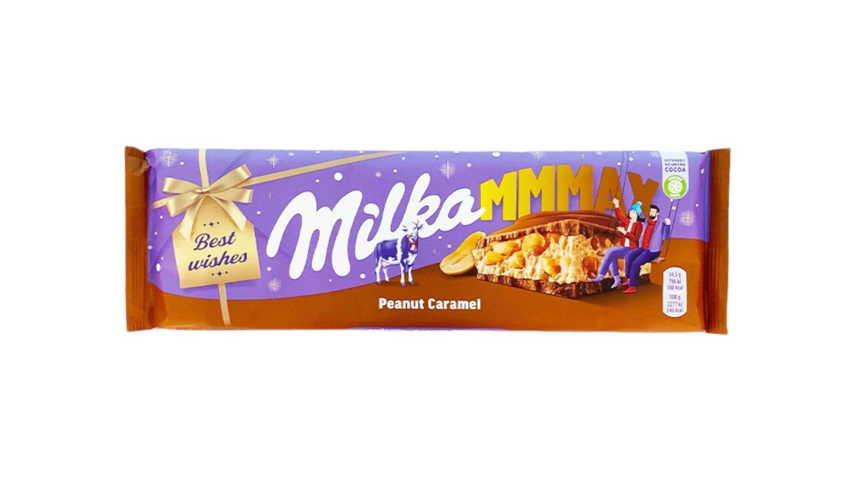 Milka Chocolate Peanut and Caramel