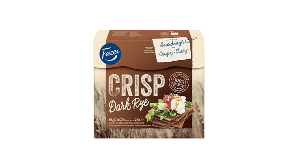 Fazer Crispy Bread Dark Rye (215 g)