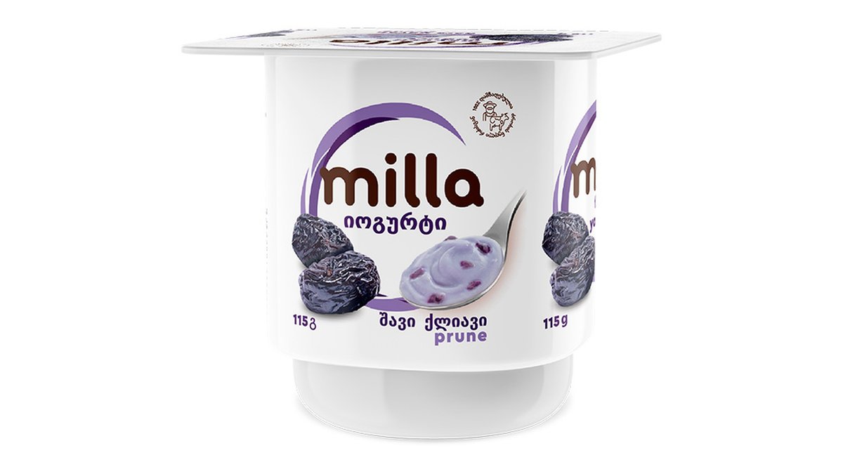 Mila იოგურტი Blackcurrant (115 g)