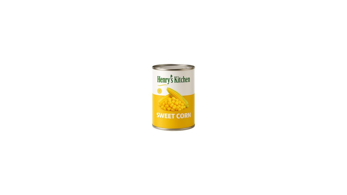Henry's Kitchen კონსერვირებული სიმინდი (400 g)