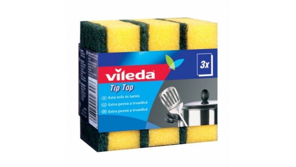 Vileda Губка для мытья посуды Tip-Top (3 pcs)