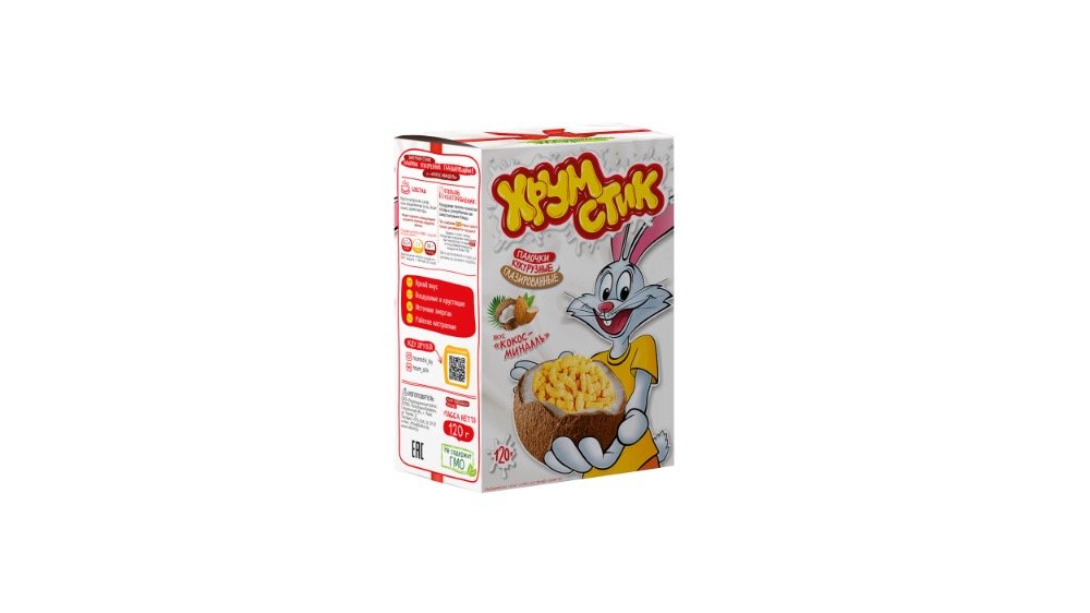 Krumstick попкорн coconut-almond (120 g)