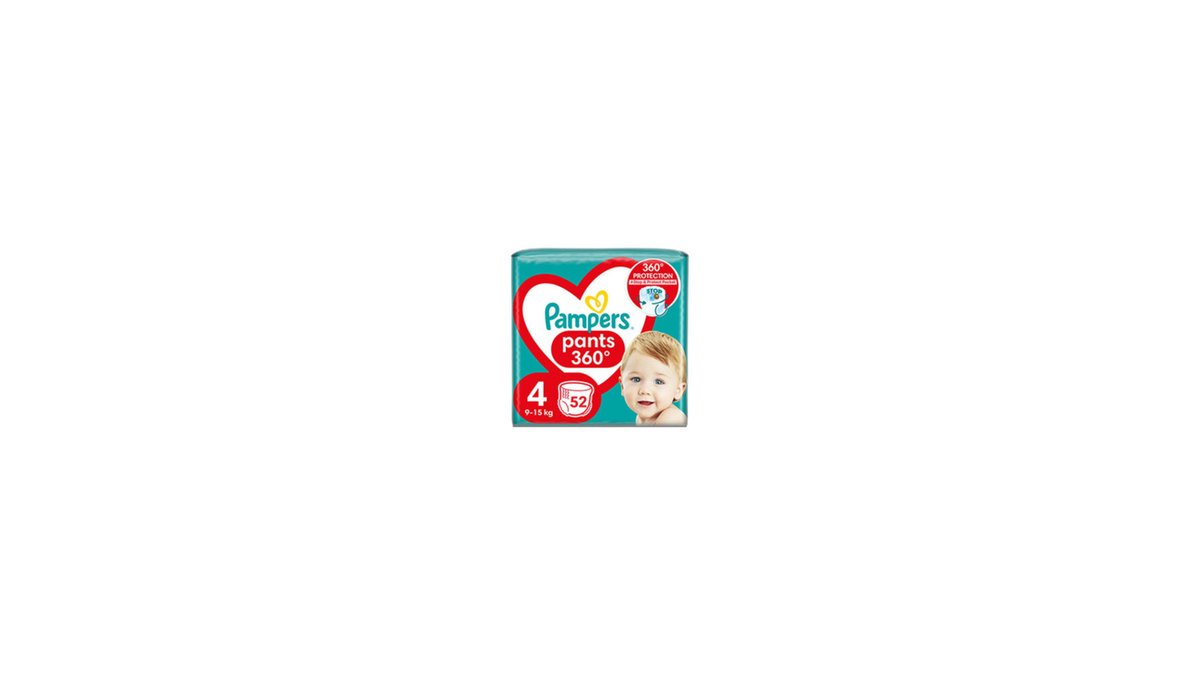 პამპერსი Diapers Size 4 (52 pcs)