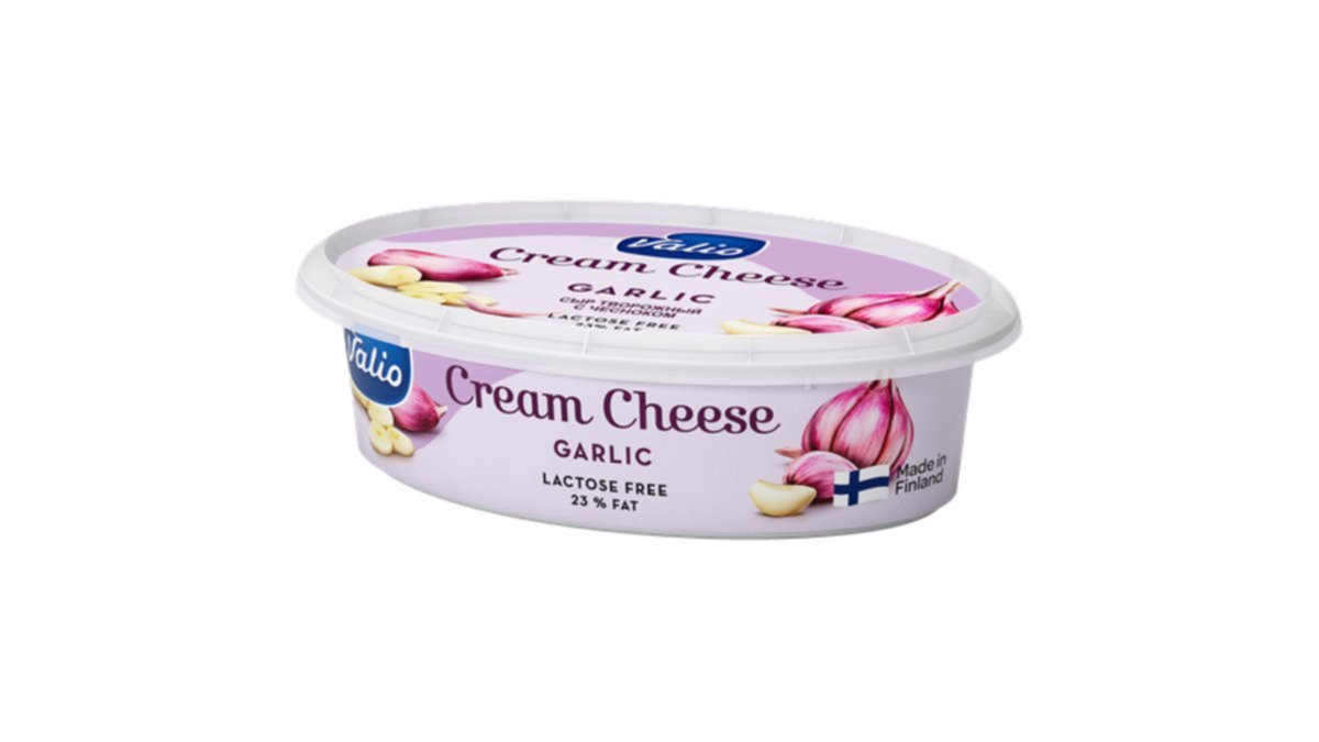 Valio Cheese with garlic lactose-free