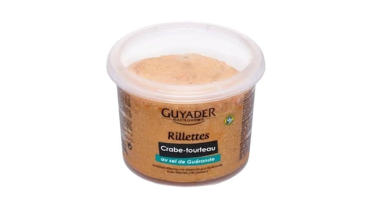 GUYADER Cod Pate Rillettes de Crabe