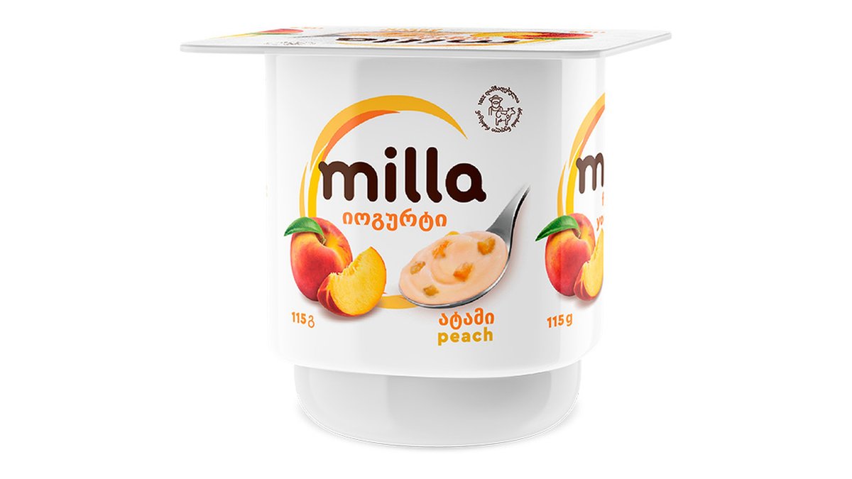 მილა იოგურტი Peach (115 g)