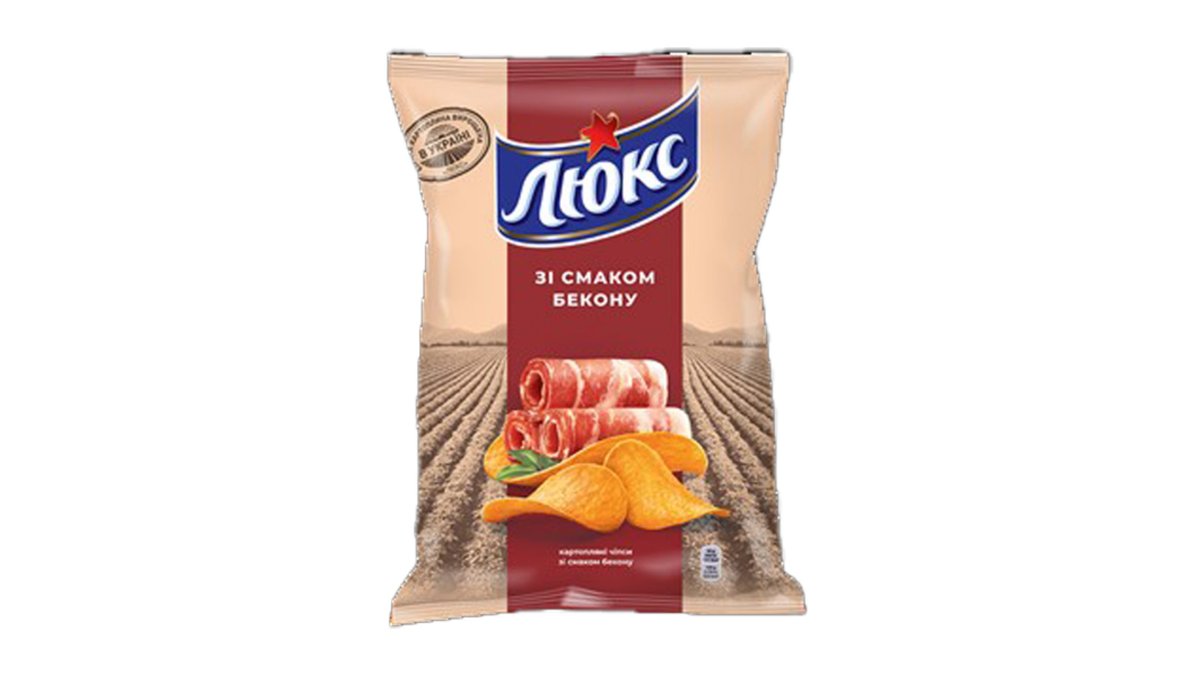 ლუქსი Chips ბეკონით (125 გრ)
