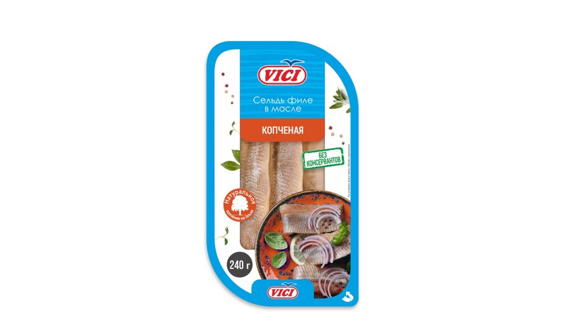 VICI fish Original in Oil (240 გრ)
