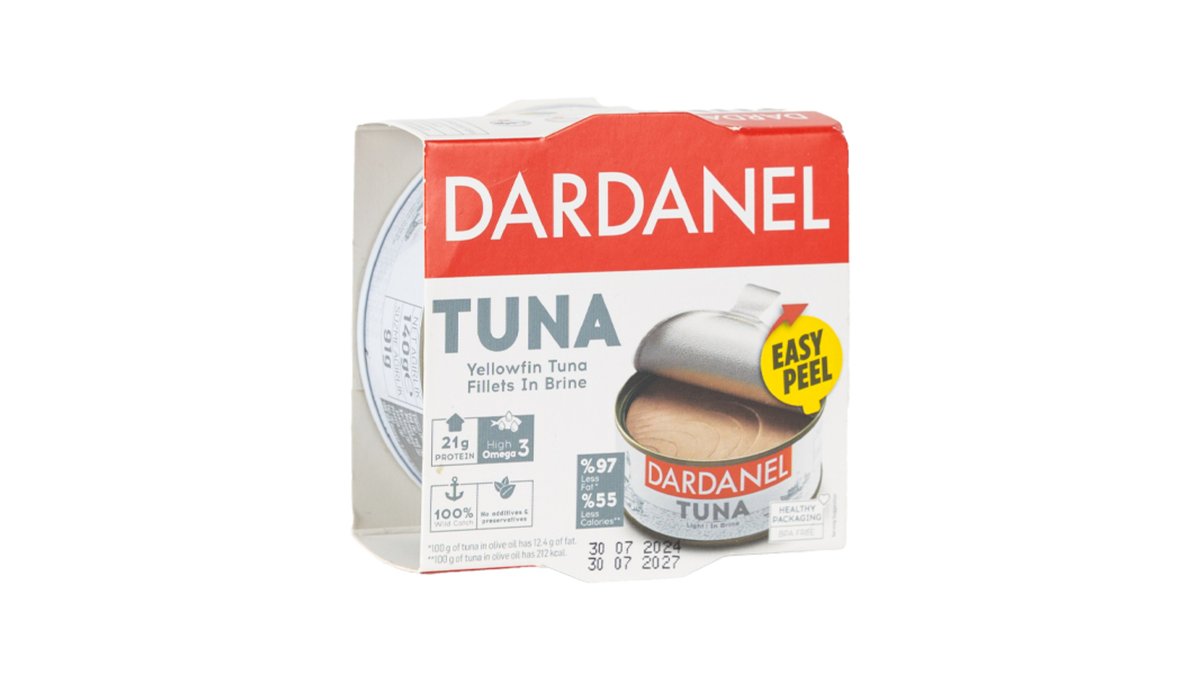 დარდანელი fish თინუსი მზესუმზირის ზეთში (140 გრ)