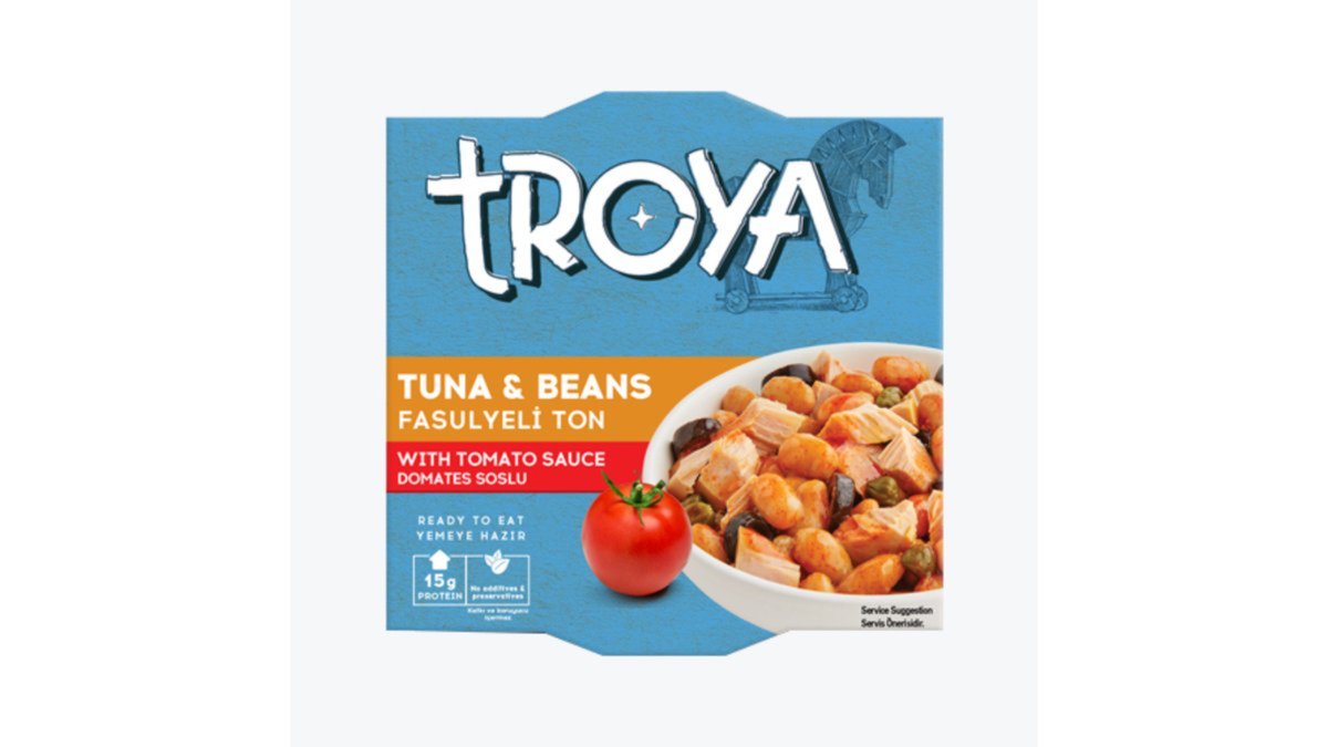 Dardanelle fish with beans and tomato sauce (150 g)