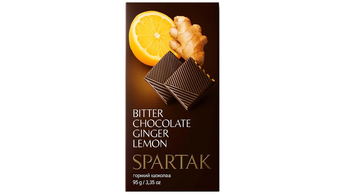 Spartak Chocolate bitter ginger and lemon
