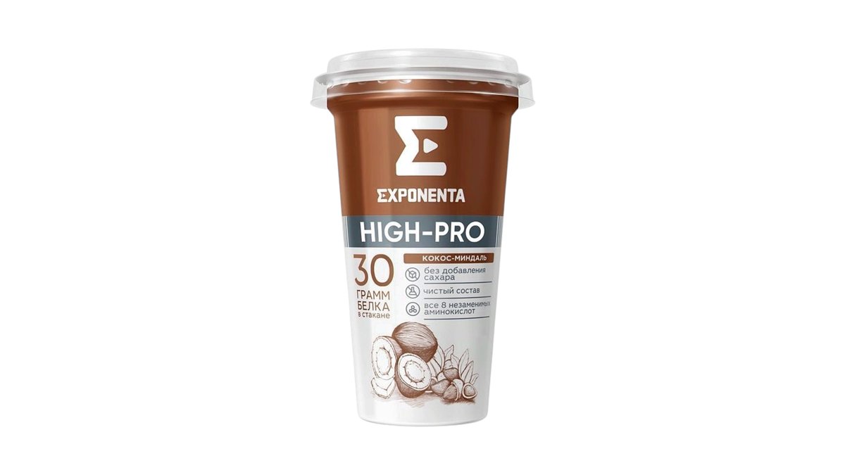 EXPONENTA Протеиновый Напиток coconut-almond (250 g)
